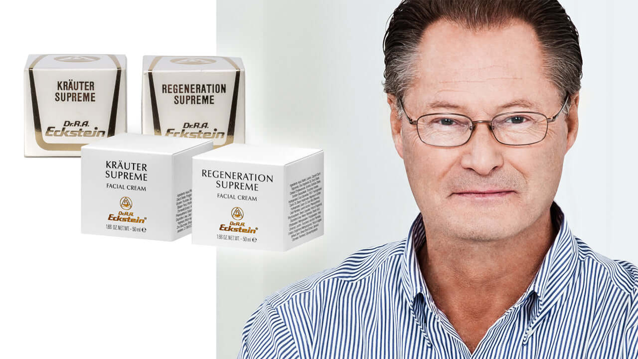 Dr. Gerd Eckstein with his product
